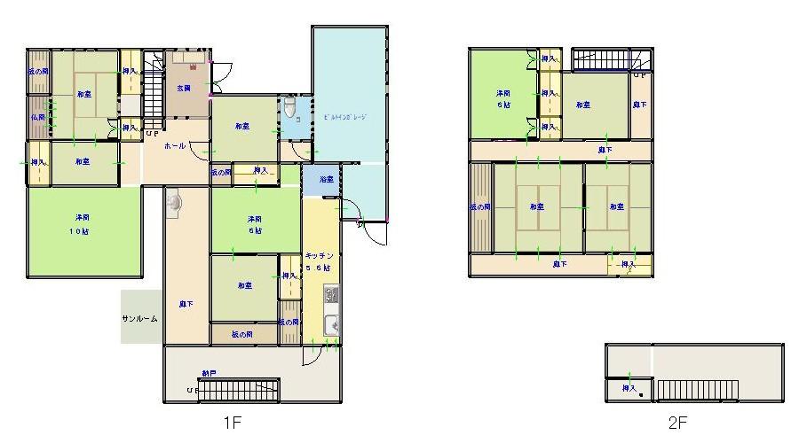 【高岡市西藤平蔵戸建ての間取り】