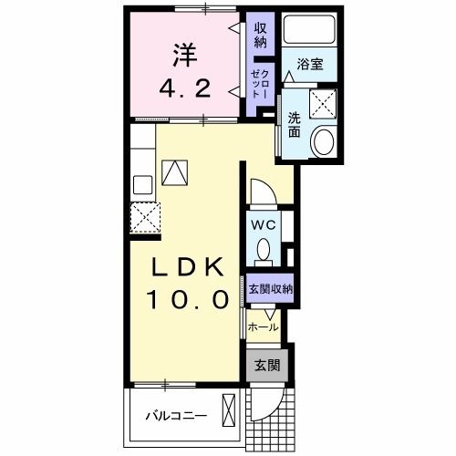 フォルトゥーナ翔　IIの間取り