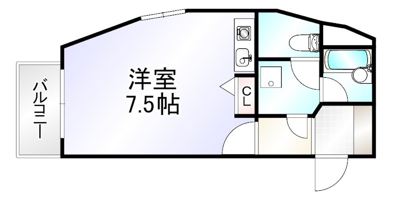 コンドミニアム北九大前の間取り