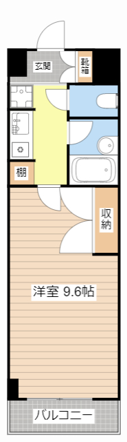 草津市追分のマンションの間取り