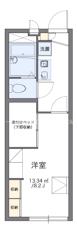 【レオパレスＺＡＯＨの間取り】