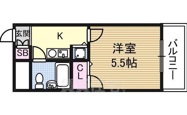 トーカン東淀川キャステールの間取り