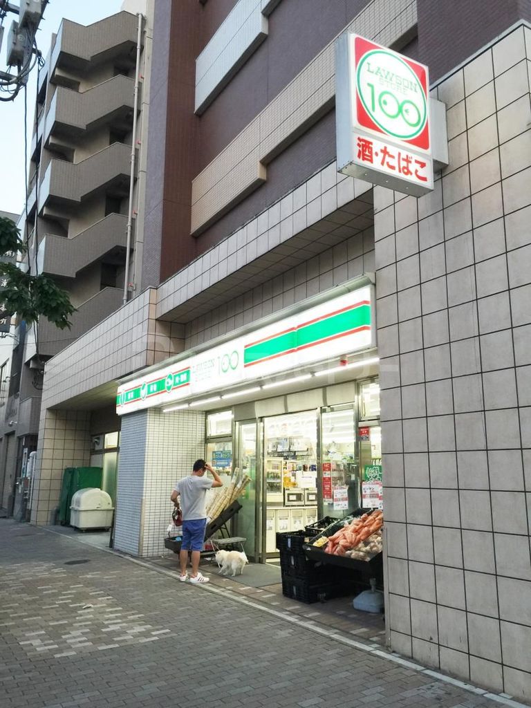 コンビニ　ローソンストア100江東森下三丁目店（コンビニ）まで190m
