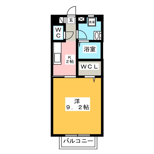 クレアートの間取り写真