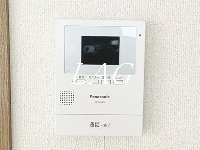 セキュリティ　モニター付きインターフォンです。
