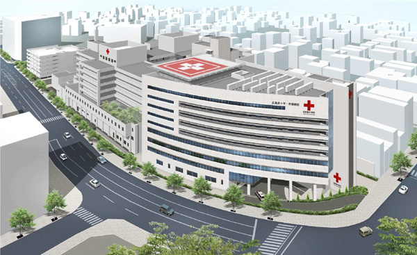 病院　広島赤十字・原爆病院（病院）まで407m