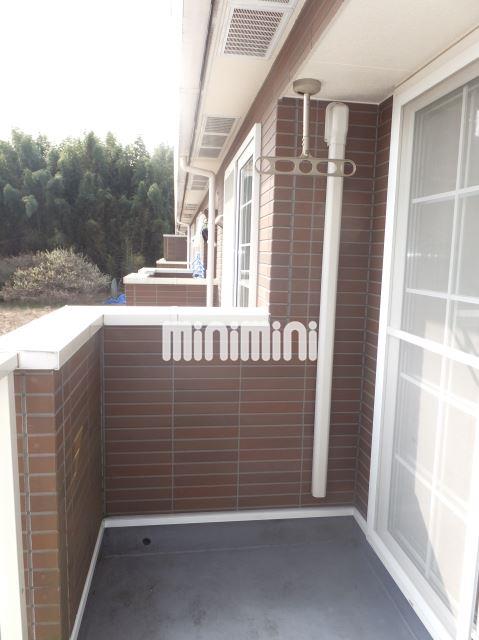 バルコニー　南向きのベランダです