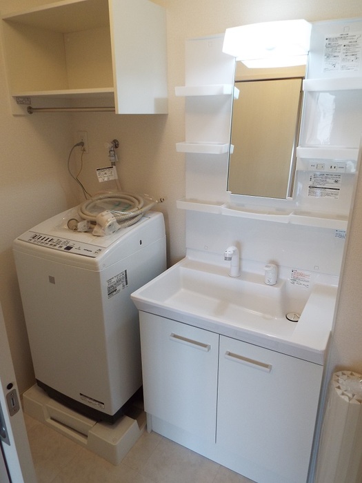 洗面設備　洗面室（洗面憲章第・洗濯機）