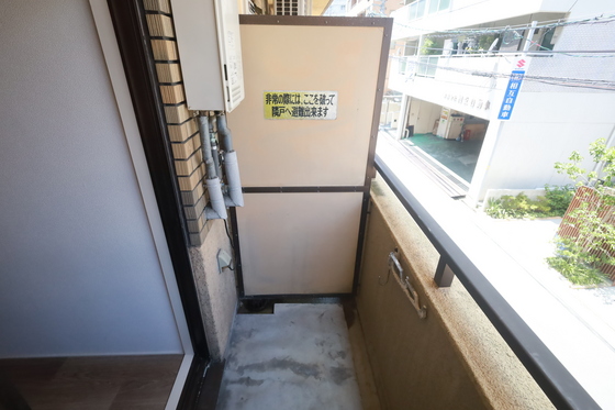 バルコニー　※別部屋の写真です