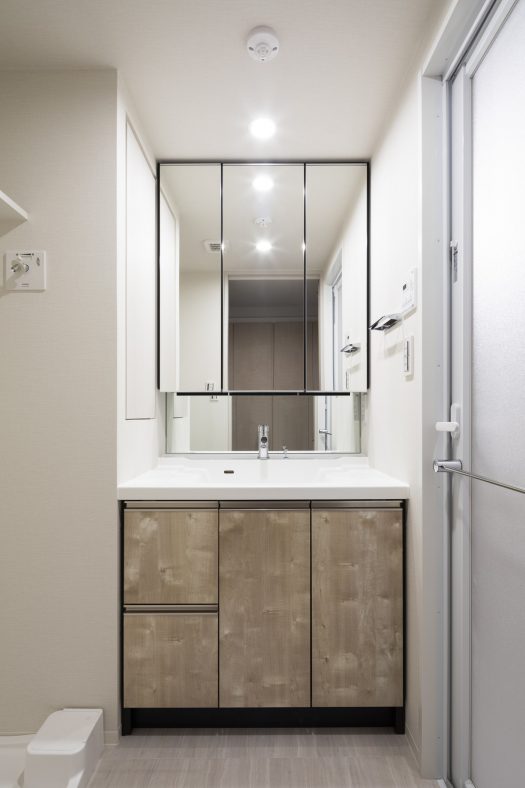 洗面設備　別タイプ部屋　参考写真です