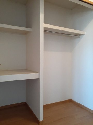 収納　たっぷりとした収納スペースです