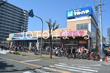 スーパー　スーパーマルハチ鴫野店（スーパー）まで263m