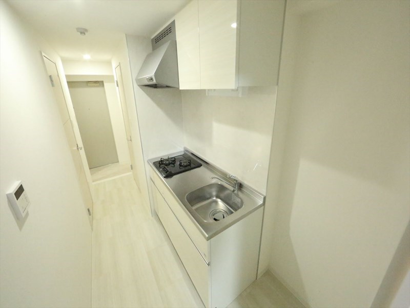 キッチン　システムキッチン（ガス2口コンロ付）