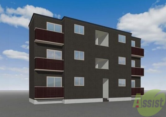 建物外観　仙台市若林区穀町「穀町新築ＡＰＡ棟」