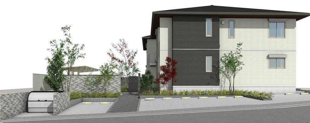 建物外観　完成予想図