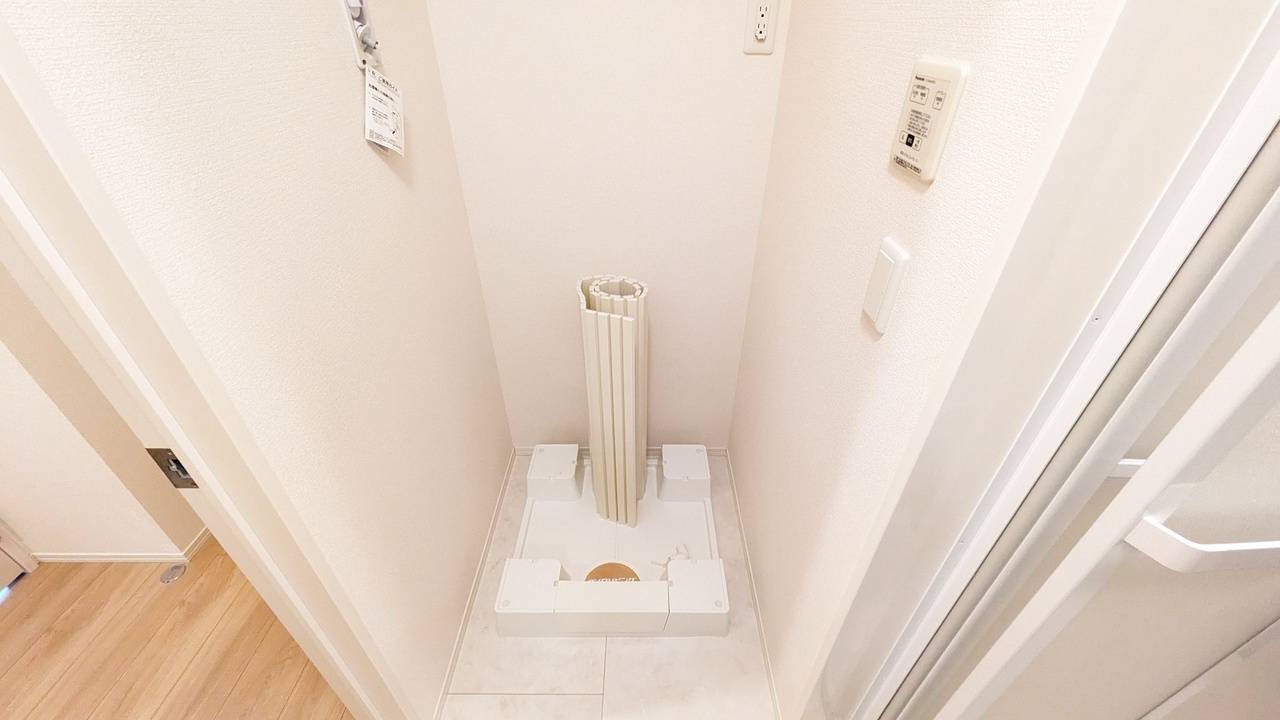 洗面設備　洗濯機置場