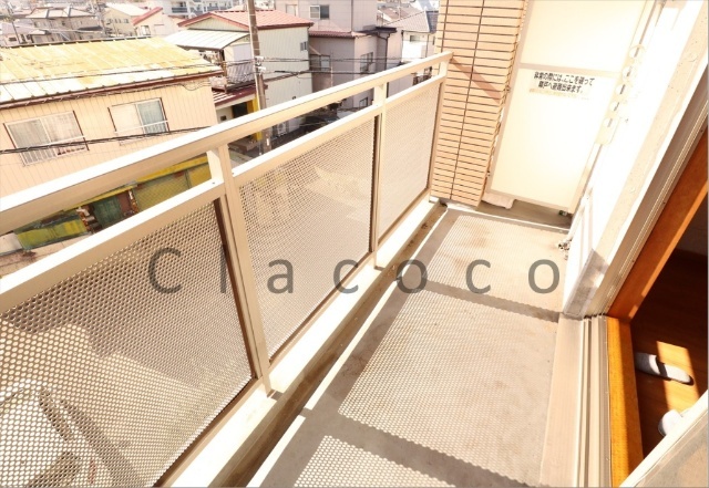 バルコニー　南向きで明るいです