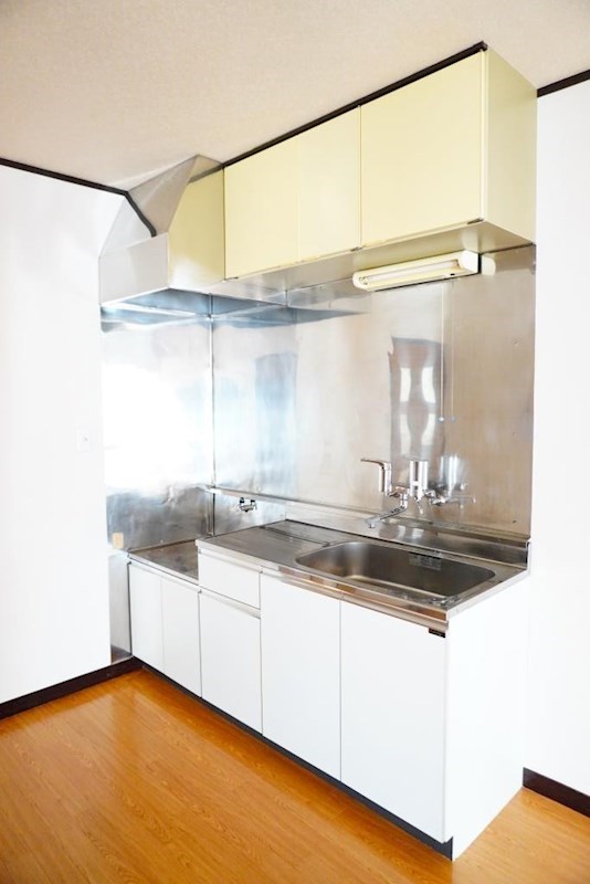 キッチン　ガスコンロ設置可能でお料理ラクラク