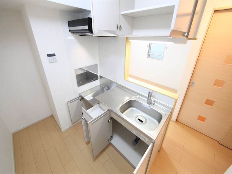 キッチン　カウンターキッチン（ガス2口コンロ設置できます）