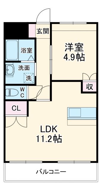 レフィナードN.Kの間取り写真