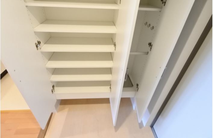 収納　下駄箱収納も容量が多くあります。
