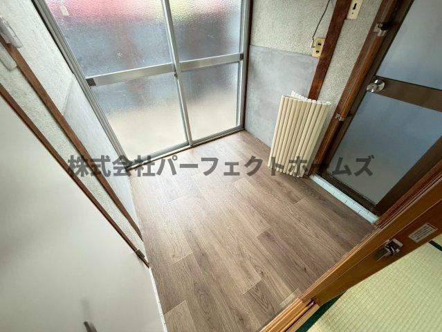 洗面設備　広い脱衣スペース