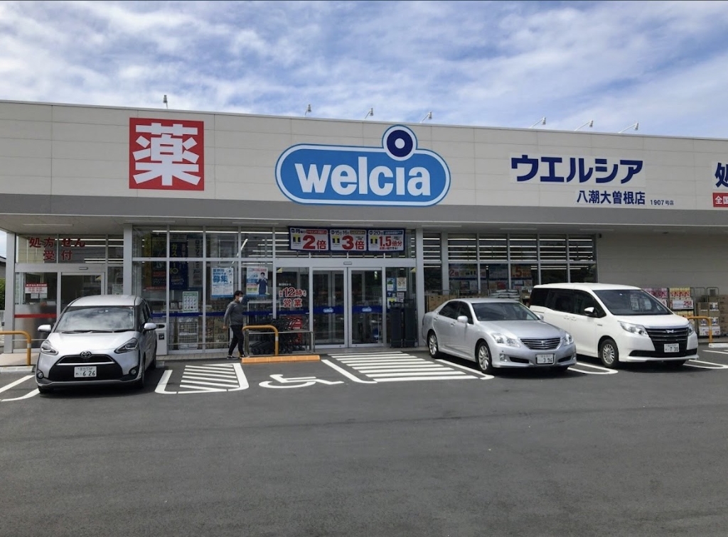 ドラックストア　ウエルシア 八潮大曽根店（ドラッグストア）まで435m