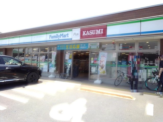 コンビニ　ファミリーマート プラスカスミ八潮大原店（コンビニ）まで614m