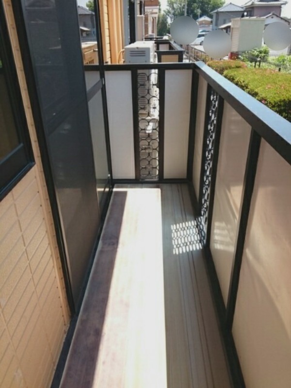 バルコニー　図面と現状に相違がある場合には現状を優先