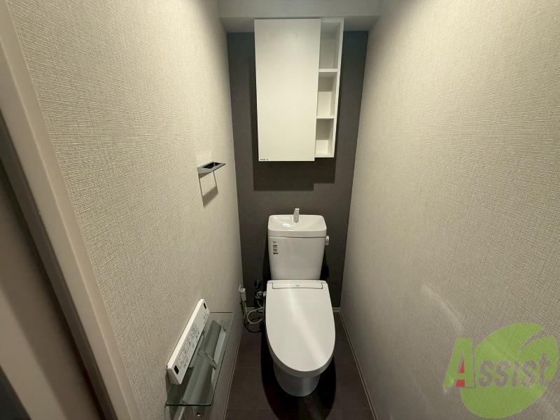 トイレ　トイレはウォシュレット付きです。シャワートイレは嬉しいですね