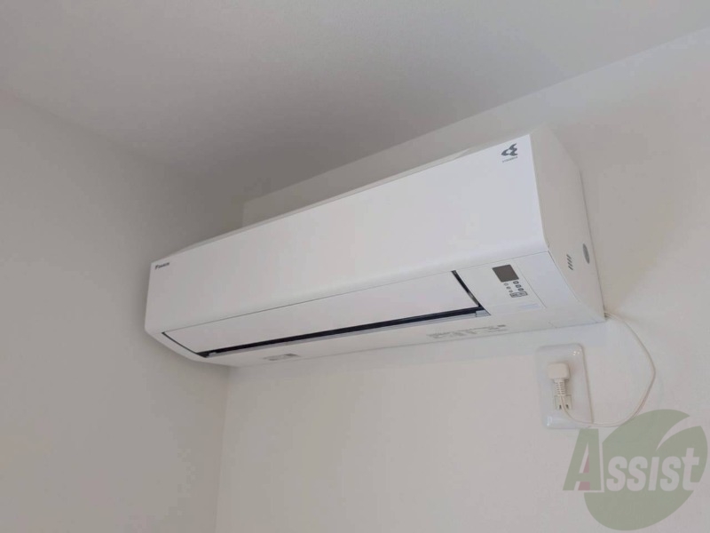 その他設備　エアコンが設置してありますので、寒暖対策もばっちり。