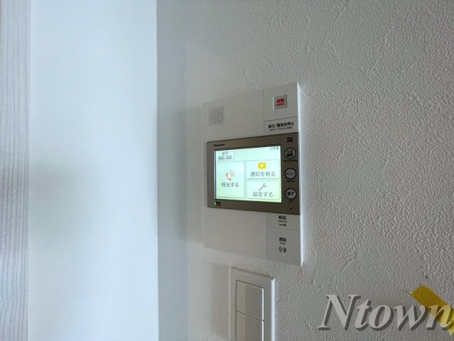 セキュリティ　モニター付きインターフォンです