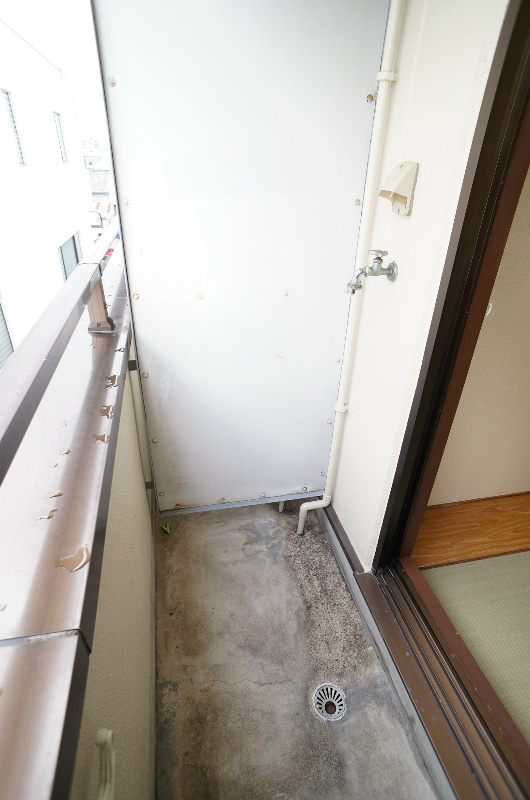 バルコニー　室外洗濯機置き場☆
