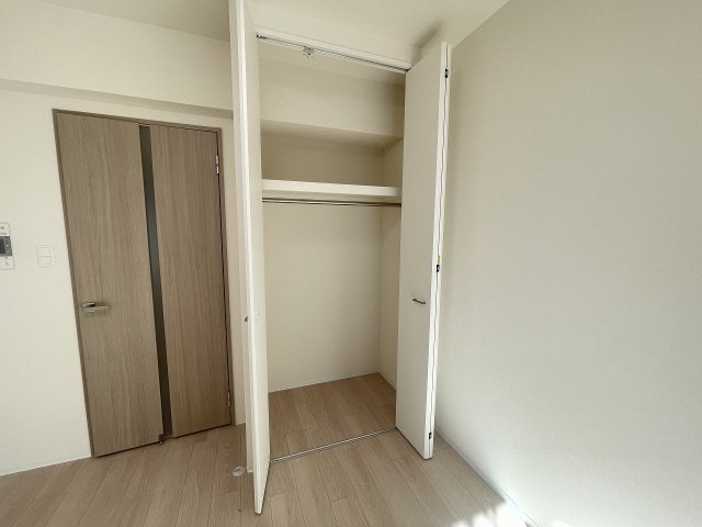 収納　たっぷりとした収納スペースです