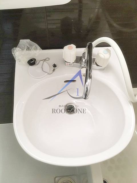 洗面設備　洗面台です。