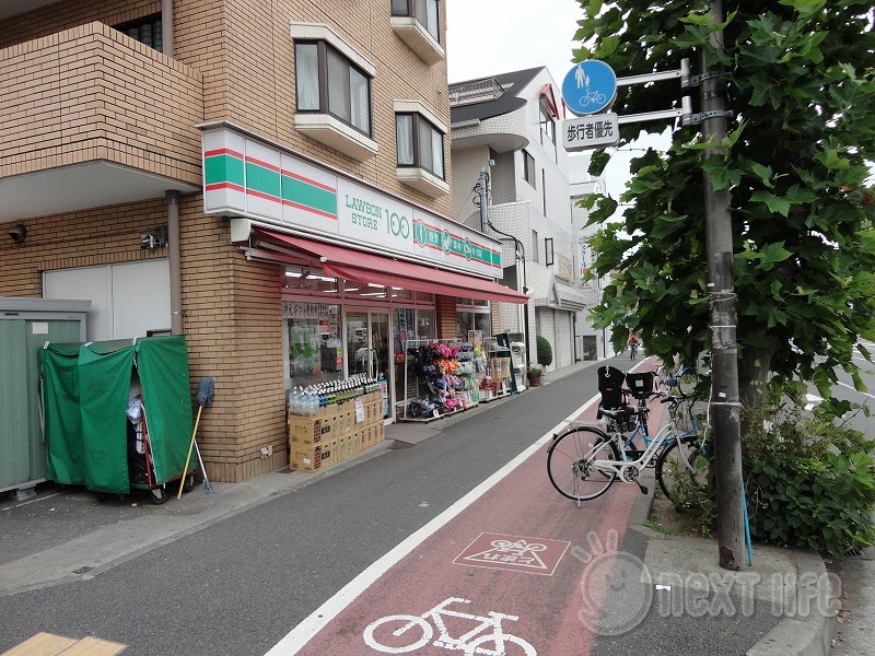 コンビニ　100円ローソン（コンビニ）まで342m