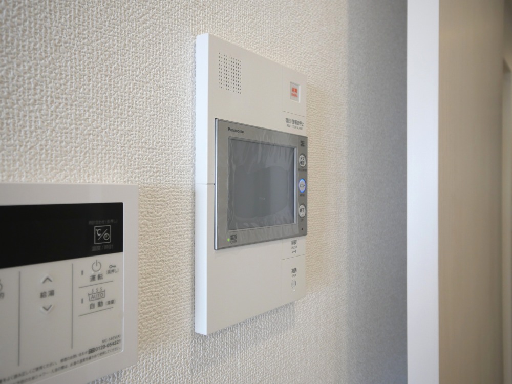セキュリティ　モニター付きインターホンです