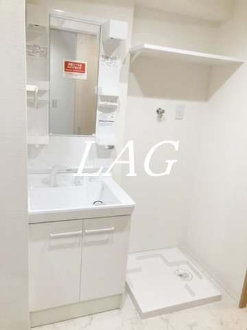 洗面設備　洗面台です。