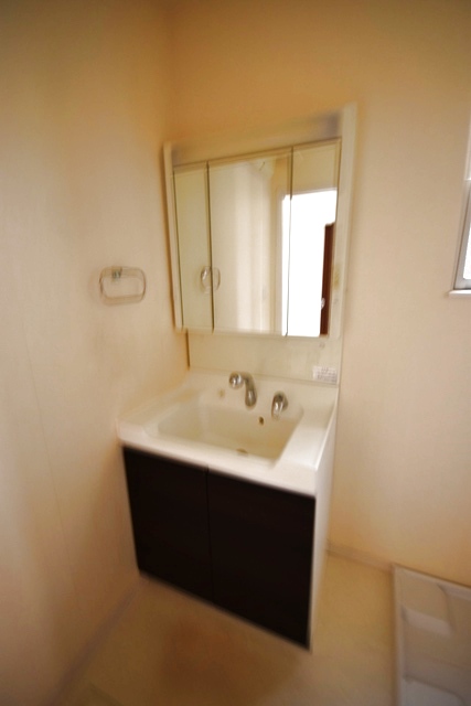 洗面設備　＊参考写真＊シャワー付き三面鏡洗面化粧台