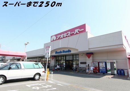 スーパー　アオキスーパー（スーパー）まで250m