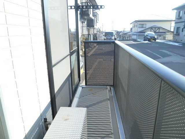 バルコニー　写真は別号室です。