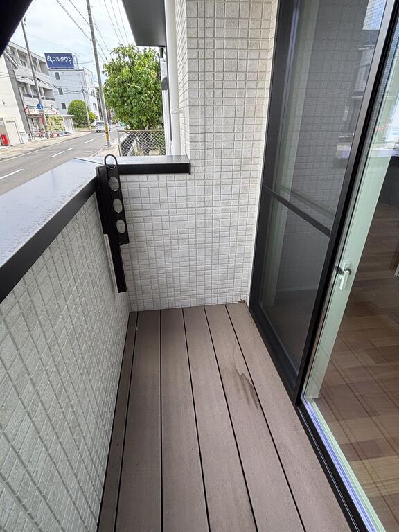 バルコニー　洗濯物も干せます