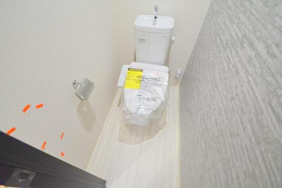 トイレ　綺麗なトイレにはウォシュレット標準装備です。