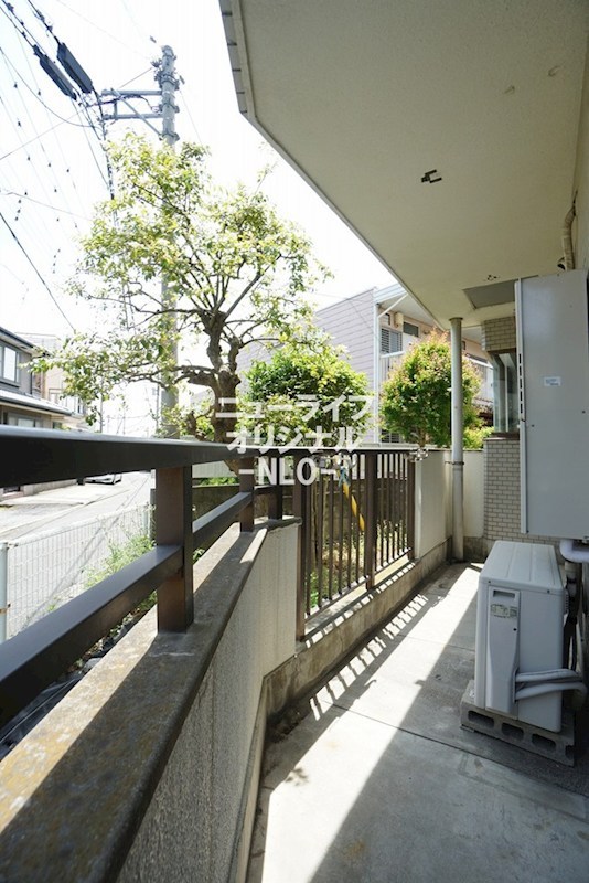 バルコニー　風通しの良いバルコニー