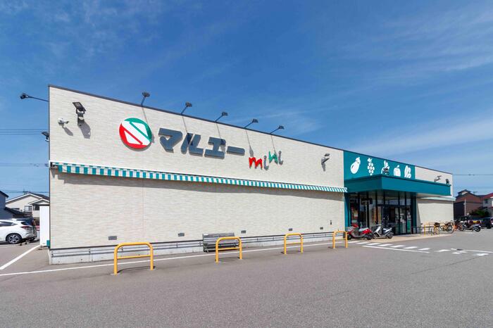 スーパー　マルエーmini金石店（スーパー）まで728m