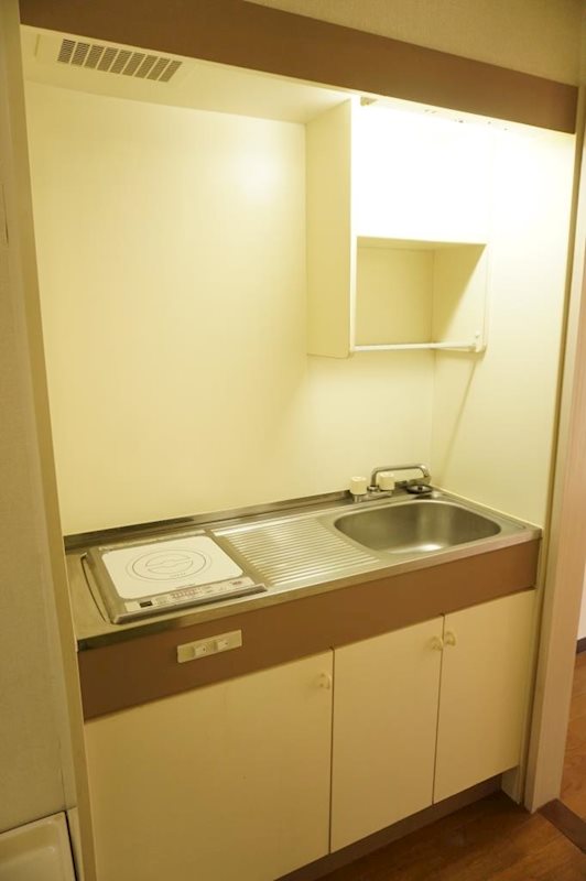 キッチン　１口ＩＨコンロヒーター付キッチン