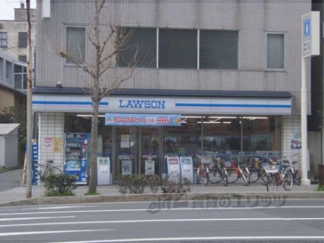 コンビニ　ローソン百万遍店（コンビニ）まで140m