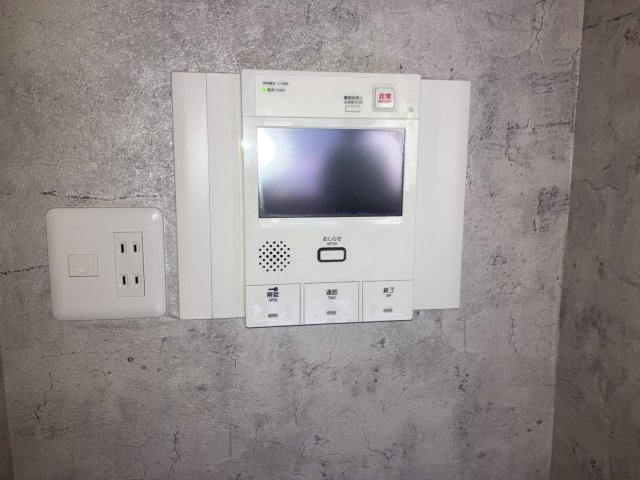 セキュリティ　テレビ付きインターフォンで安心