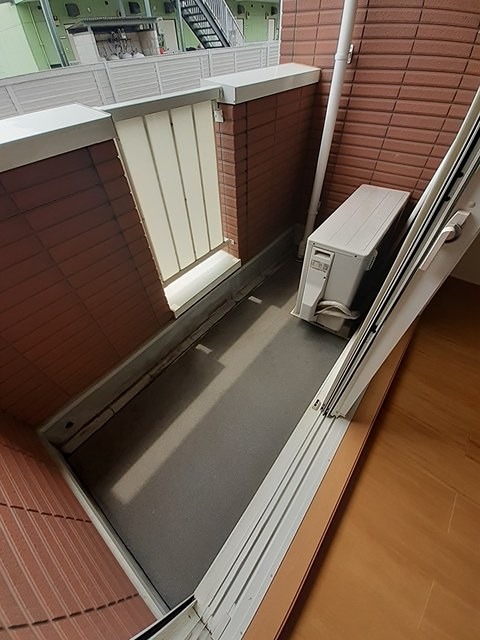 バルコニー　南向きです。