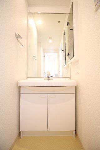 洗面設備　プレミアステージ駒込　豊島区駒込1